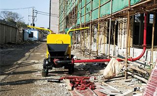 赢咖2混泥土输送泵特色-提高5倍施工效益[赢咖2]